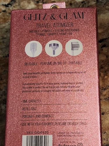Atomizzatore da viaggio GLITZ & GLAM - Foto 4 di 5