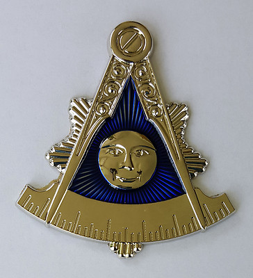 Auto Emblem Past Master without Square Cut Out (SCA-1007) Freemason Mason