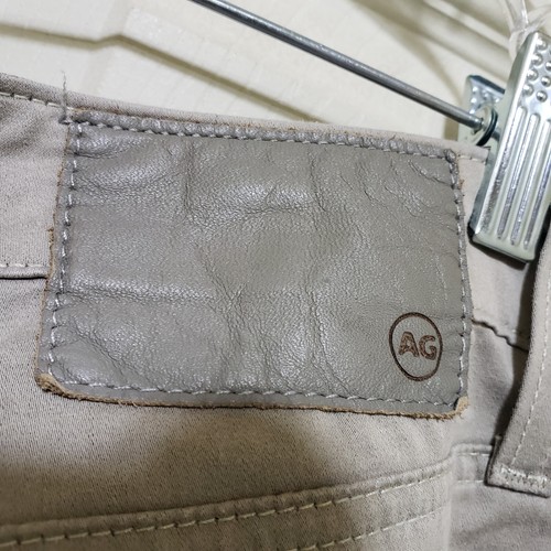 AG Adriano Goldschmied Jeans Men 35x34 (Fits 36x28) Beige Slim Straight Everett - Picture 13 of 20