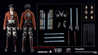 YIBO TOYS 1/6 Levi Ackerman Niren Studio Action Figure Version A