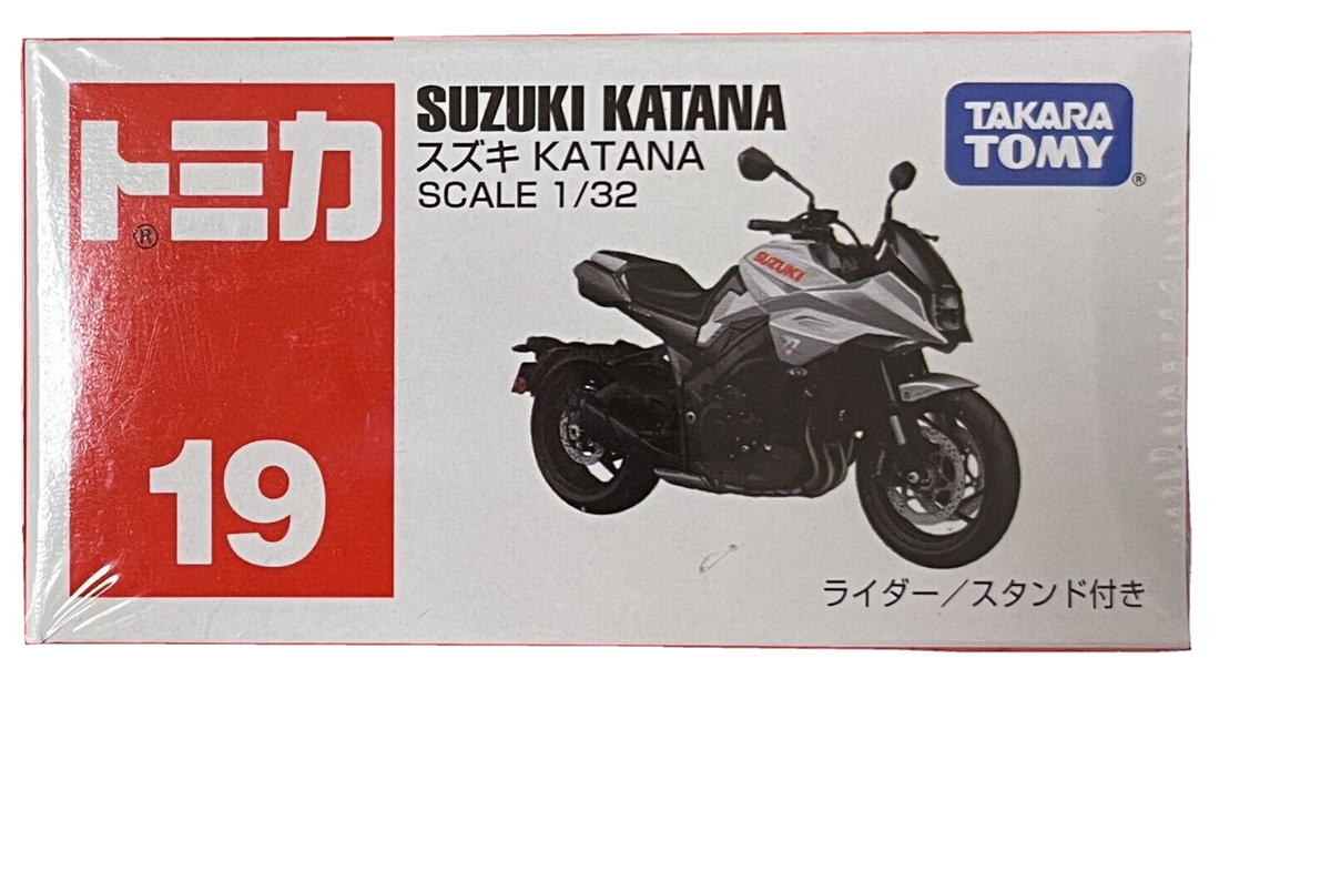 Takara Tomy Tomica #19 Suzuki Katana Motorcycle 1/32 mini Pocket