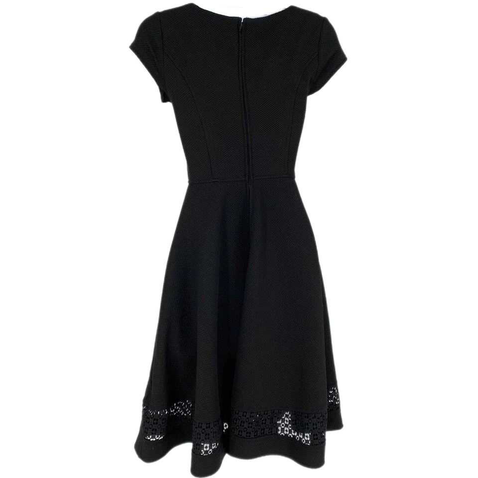 Modcloth Black Flare Mini Dress  - Image 2 of 4