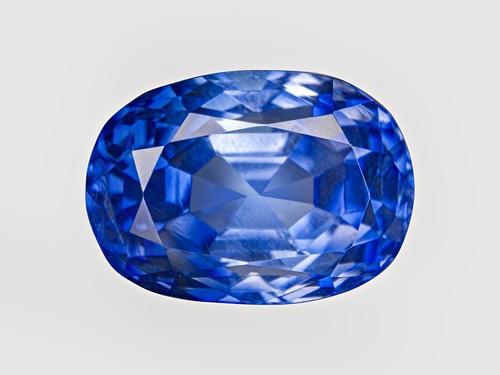 GIA & GRS Certified CEYLONESE Blue Sapphire 3.09 Ct. Natural Untreated EYE-CLEAN - Picture 4 of 6