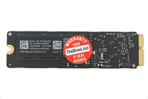 Samsung 256 GB SSD SSUBX for MacBook Pro A1502, A1398, MacBook Air A1465, A1466 - Photo 2/5