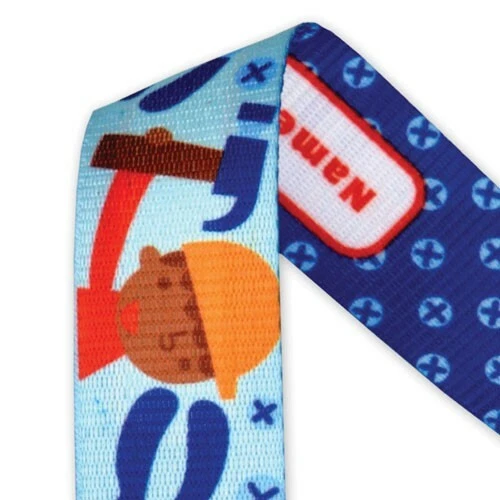 Construction Pacifier Clip - Ulubulu Tools Binky Clip works with all pacifiers - Image 3 of 3