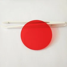 Various sizes 580nm Red Glass Optical Filter CB580 GG590