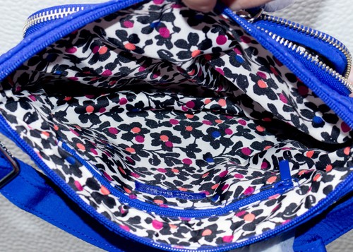 Vera Bradley Microfibra RFID Little Hipster en Azul Medidor. Nuevo con etiquetas - Imagen 3 de 3