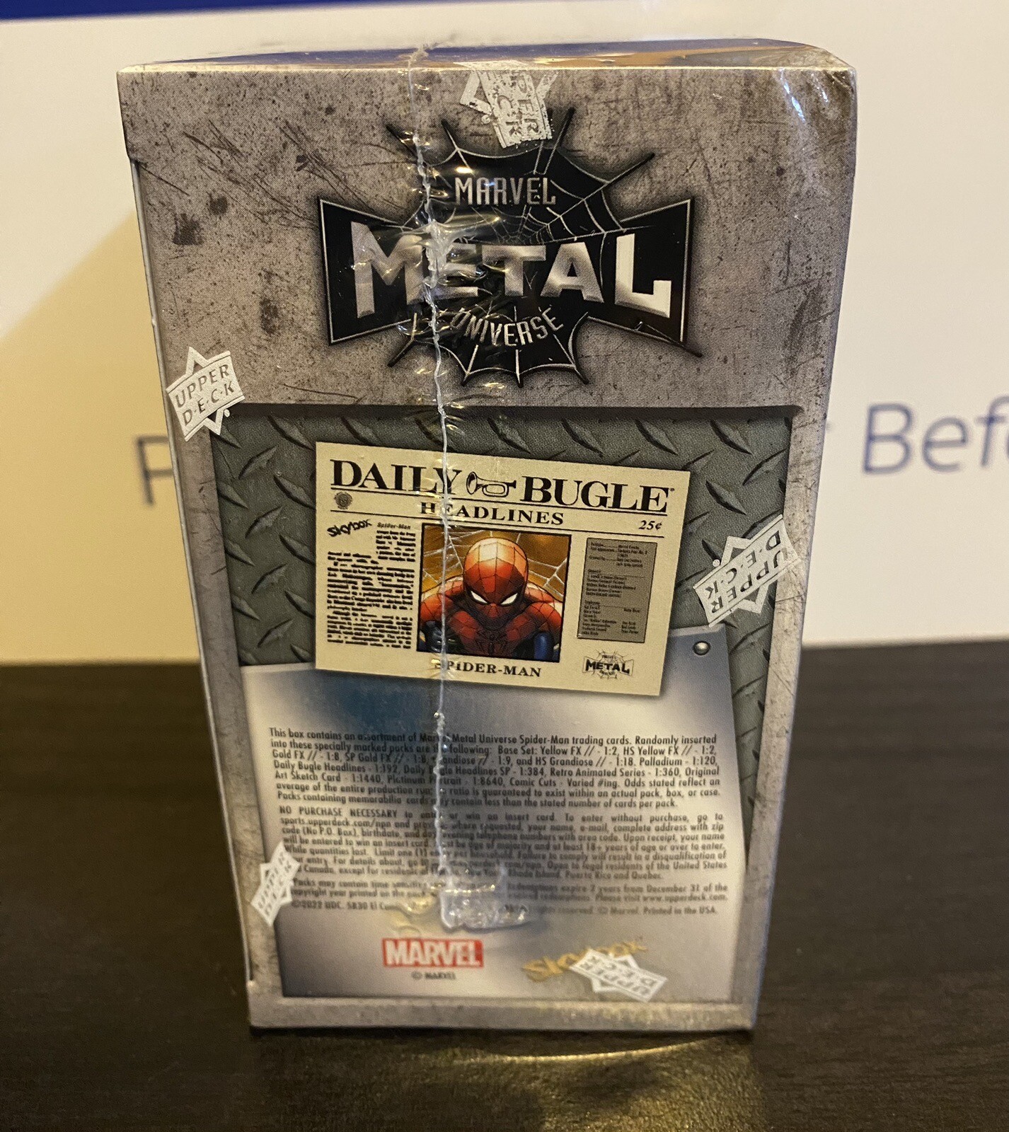 2022 Upper Deck Marvel Metal Universe Blaster Box Skybox Spiderman eBay