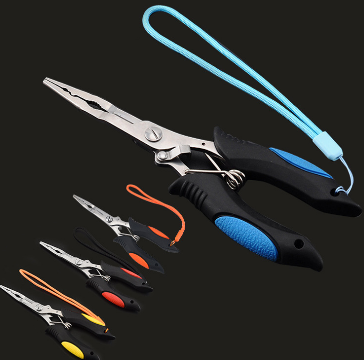 Multifunctional Fishing Scissors with Crimping Pliers and Line Cutter  -image