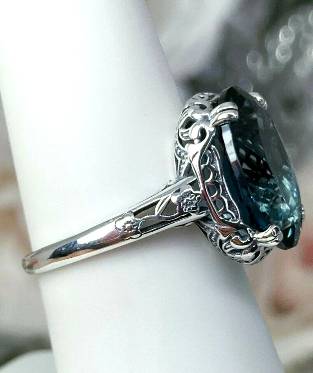 Custom filigree shop engagement rings