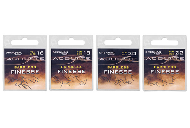 Drennan Acolyte Finesse Barbless Hooks Size 20