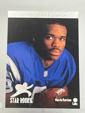 1996 Upper Deck Football Star Rookie Card #18 Marvin Harrison Indianapolis Colts