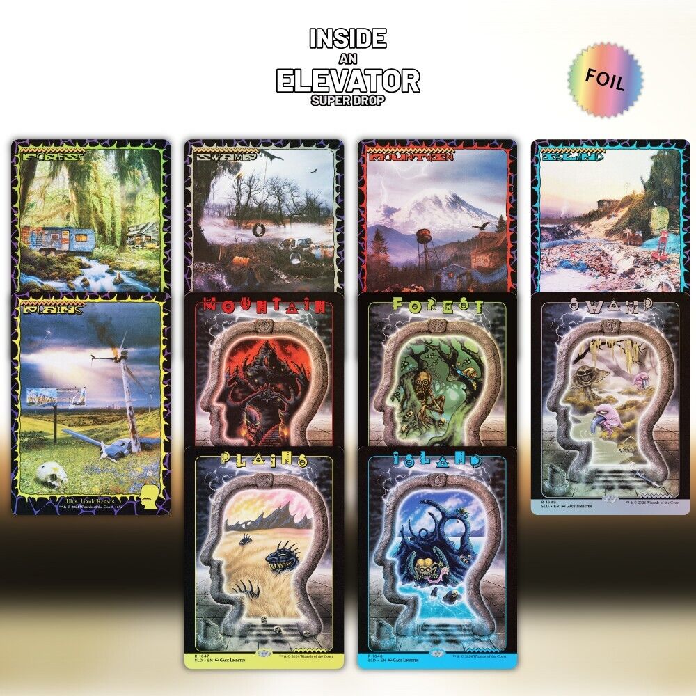 FOIL Secret Lair x Brain Dead: Lands | eBay FOIL Secret Lair x Brain Dead: Lands | eBay
