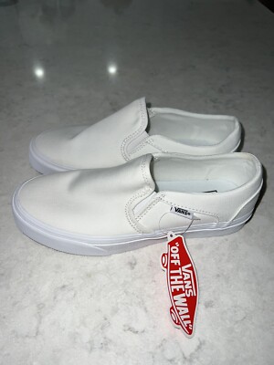 NWT Woman’s Asher Vans Slip-On Canvas Sneakers Amazon.com | Vans Women main image 4