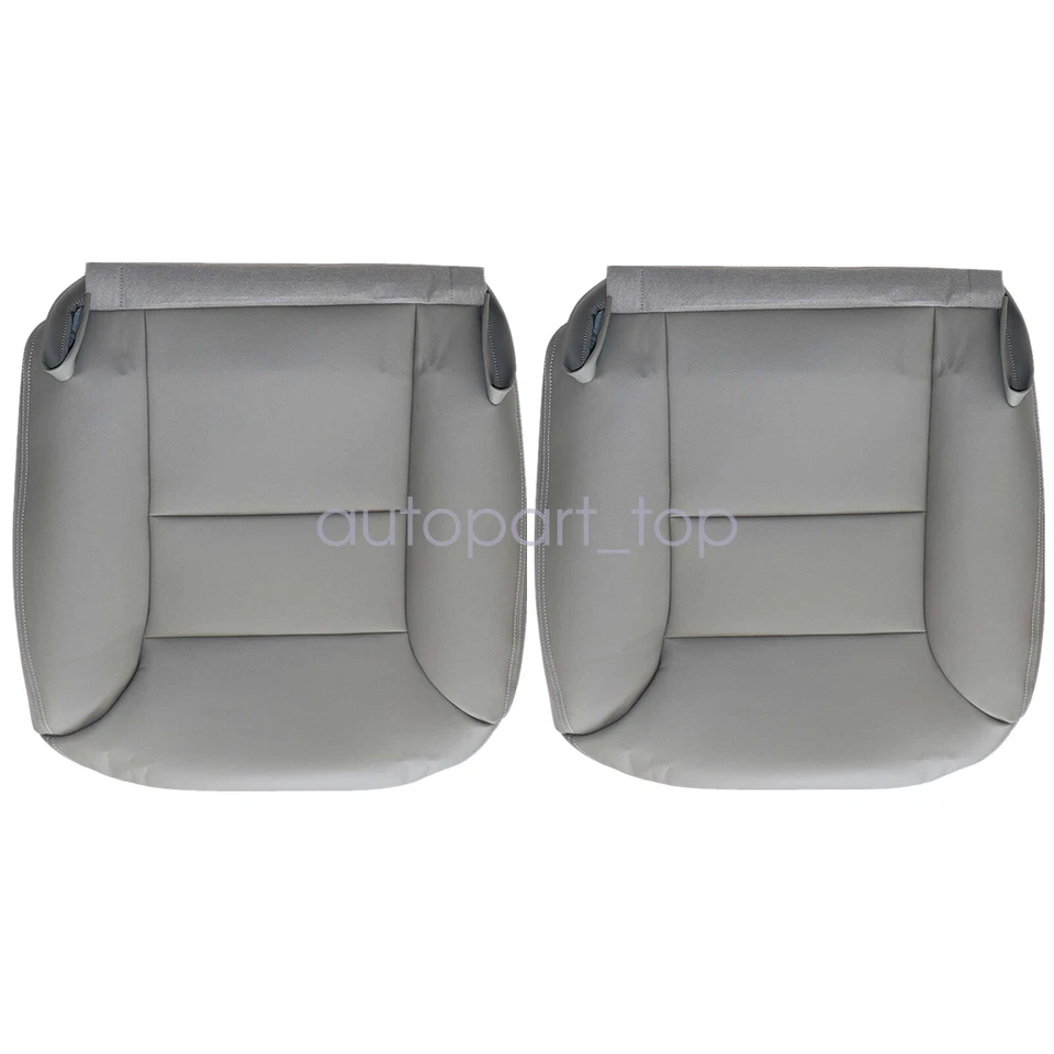 Cubierta de asiento inferior gris para conductor pasajero Chevy GMC K1500 K2500 1995-1999 Foto 4 de 4