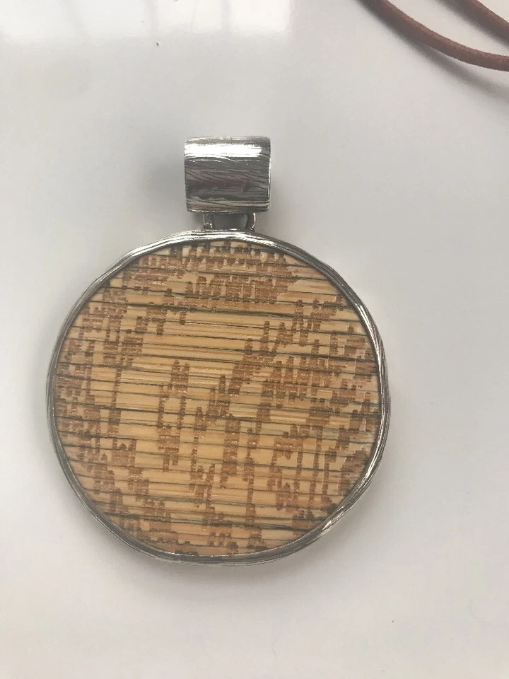 COLLAR SILPADA PLATA ESTERLINA CUERO 3 COLGANTES - N1285, S2124, S1840 Foto 3 de 4