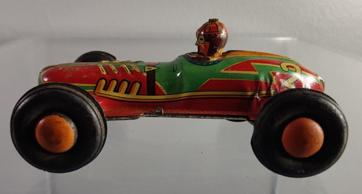 レア！1950’ｓ NAT ナショナルスクリュー ビンテージ TOY メキシコ製 RARE VINTAGE 1950's ALPS JAPAN TIN FRICTION 4