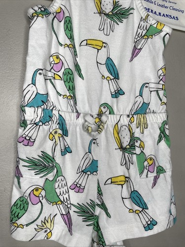 Wonder nation one piece summer girls birds toucans Parrots - Picture 3 of 7