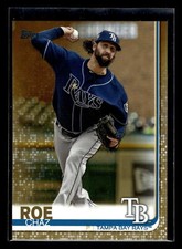 2019 Topps #405 Chaz Roe /2019 Gold Tampa Bay Rays Mint+ New