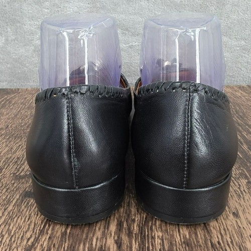 Jack Rogers Grace Tasseled Loafers 7.5 M Black Leather Classic Preppy Minimalist - Picture 7 of 14