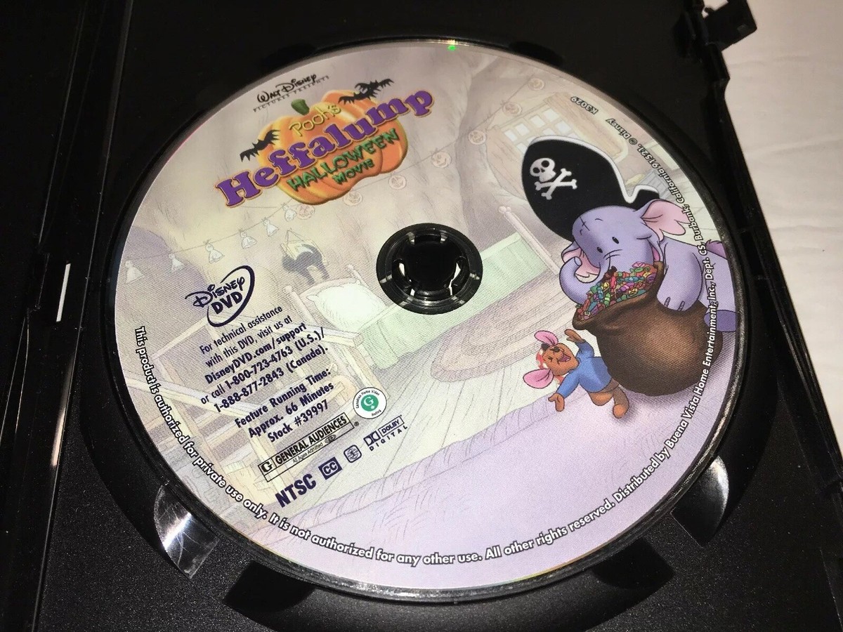 Pooh's Heffalump Movie & Halloween Movie DVD Widescreen