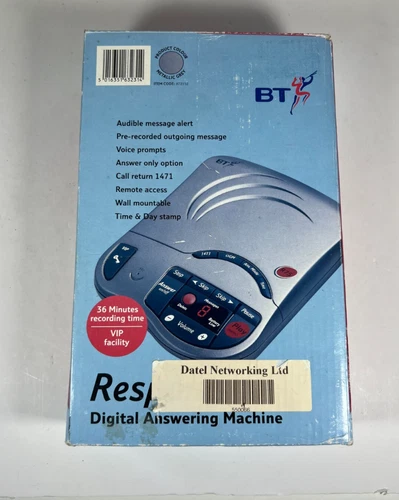 BT Response 75 Plus Digital Telephone Answer Machine No Cassettes Required Grey