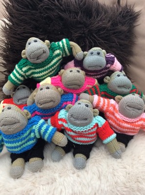 Handgestrickt für pg tips monkey. (Pullover jede Farbe)