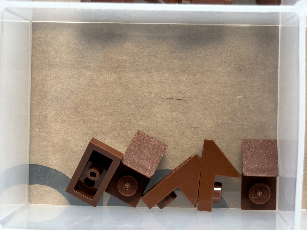 LEGO Parts Reddish Brown Slope 45 2 X 1 With 2 3 Cutout No 92946 lego-parts-reddish-brown-slope-45-2-x-1-with-2-3-cutout-no-92946