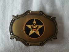 1978 AMERICAN EAGLE BRONZE MIRROR USA BY RAINTREE BELT BUCKLE