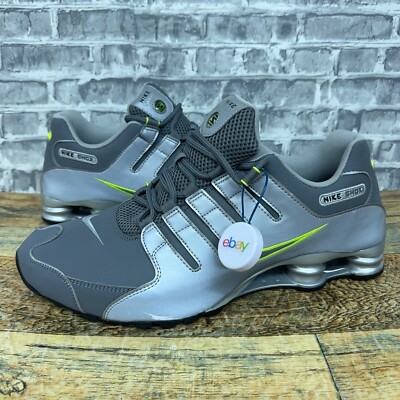 Nike Shox NZ EU Metallic Silver Black Cool Grey 501524-025 Mens