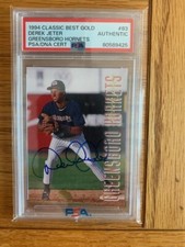 Reduced1994 Classic Best Gold Greensboro Hornets Derek Jeter PSA 10 Auto🔥🔥💎💎