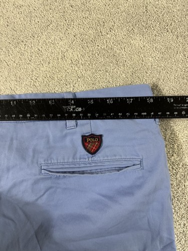 Polo Ralph Lauren Shorts Men's 36 Blue Faded Fairway Fit Short - Picture 6 of 7