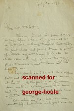 GEORGE ARCHAINBAUD - LETTER - SIGNED - 1931 - GENE AUTRY - HOPALONG CASSIDY