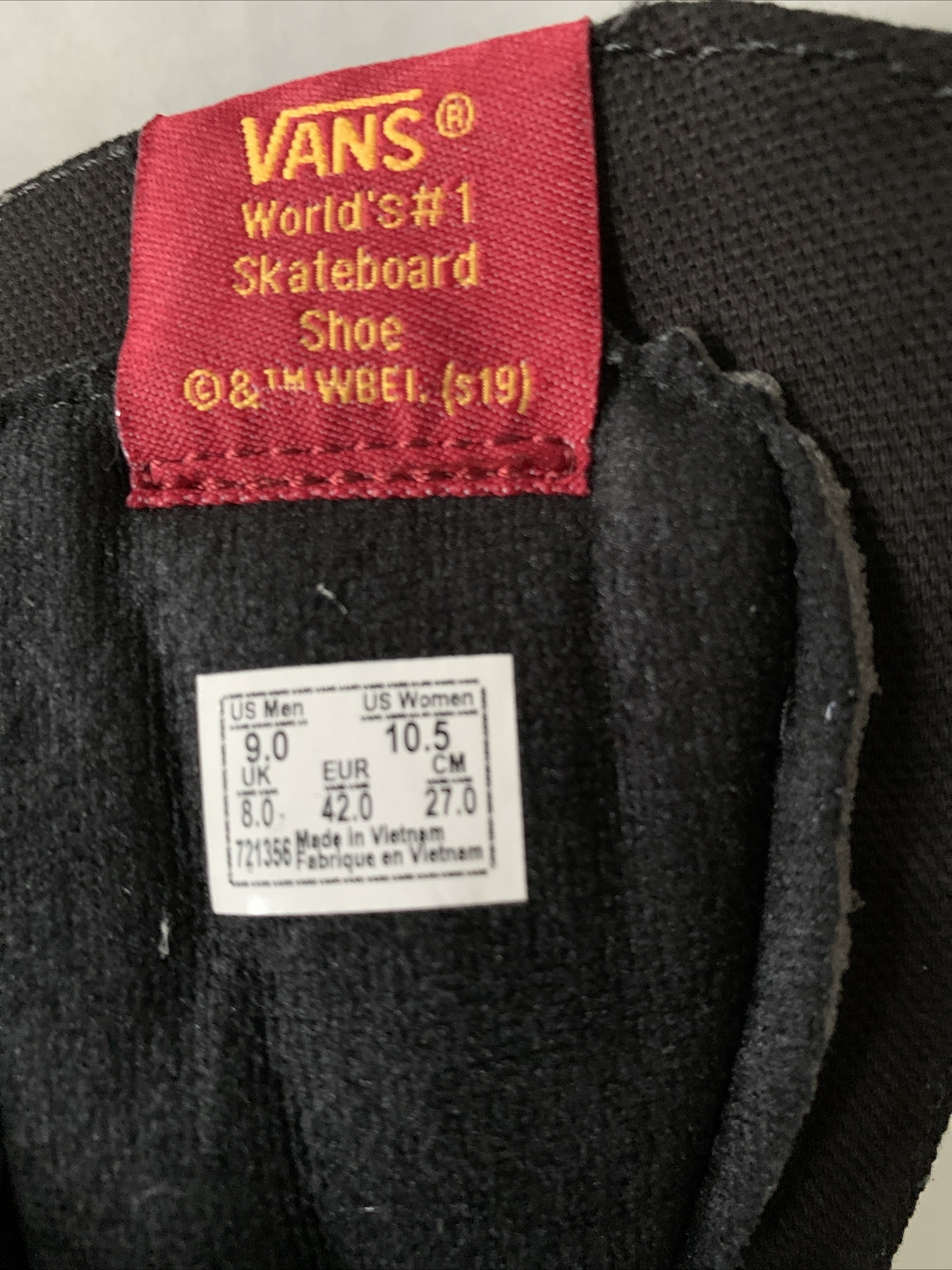 *NEW*Vans X Harry Potter Limited Edition Gryffindor Sk8-Hi Shoe Mens 9 image 7