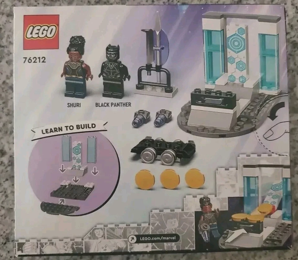 LEGO Marvel Black Panther Wakanda Forever Shuri's Lab 76212 NEW - Image 2 of 4