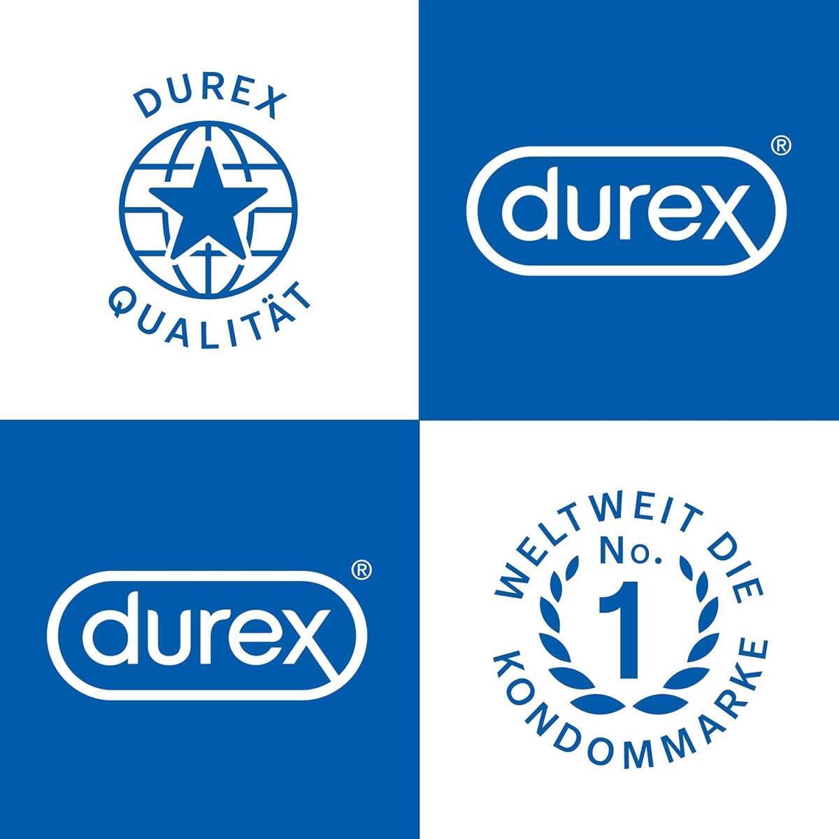 3 Stück Durex Invisible Kondome Extra Dünn Extra Gleitmittel für intensives Sex