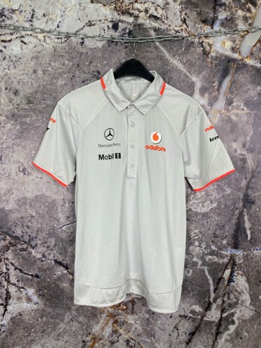 Herren Poloshirt Vodafone McLaren Mercedes Größe M - Bild 1 von 11