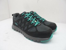 AGGRESSOR Women's Steel Toe Steel Plate Safety Work Shoes 1501 Gray/Black 8M