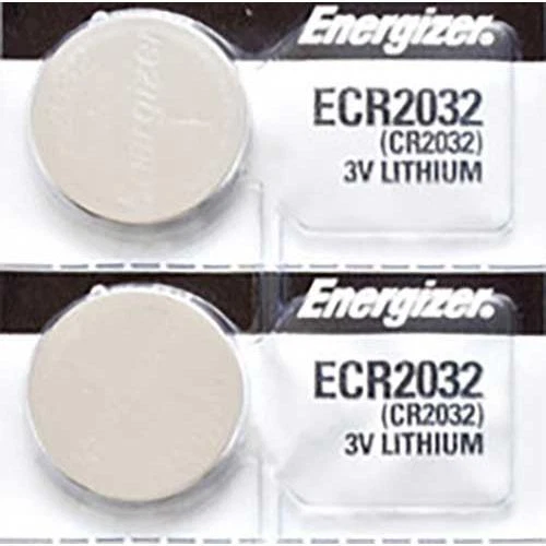 2 x Energizer 2032 Batteries, 3V Lithium CR2032