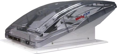 MAXXAIR ROOF VENT FAN MAXXFAN DELUXE CLEAR REMOTE 40CM CARAVAN MOTORHOME SPECIAL