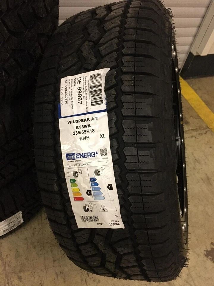 Kompletträder 18" Zoll VW T5 T6 T6.1 Delta Klassik B 235/55R18 104H Falken AT-3 - Bild 4 von 4