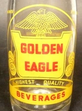 vintage ACL Soda Pop Bottle: GOLDEN EAGLE of ERIE, PA. -- 7  oz ACL