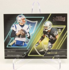 2022 Panini Contenders Tom Brady / Charles Woodson #CS-BW Patriots/Raiders