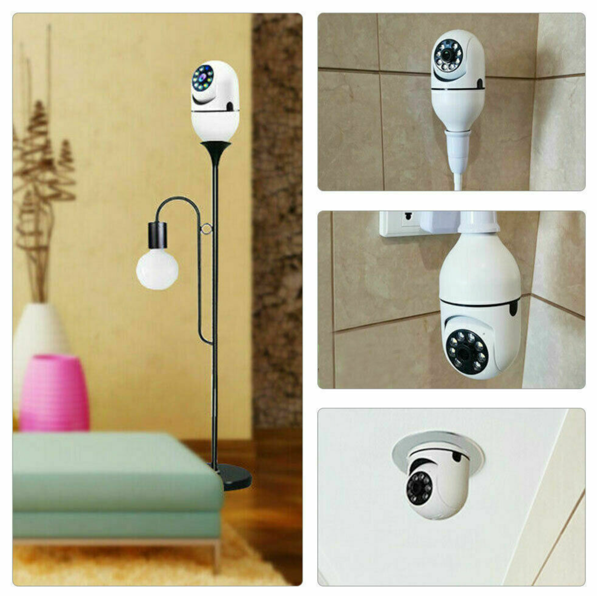 Telecamera Finta Zunedhys Con LED - Simulatore Di Sorveglianza Per Esterni E Interni - Foto 4