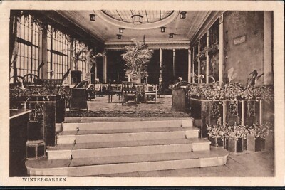 Hanover, Hotel Ernst August, Wintergarten 1921