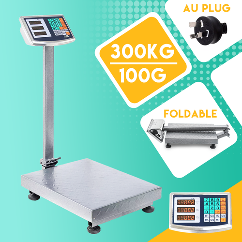 300kg Electronic Digital Tabletop Scales Commercial Postal Shop Scale Weight - Picture 3 of 12