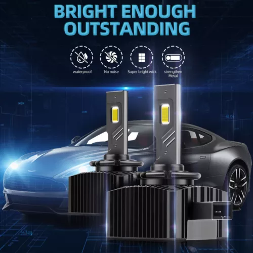 2x D3S LED Bulbs 110W White Light 6000K For Range Rover Sport LW 2013-2020 - Picture 3 of 11