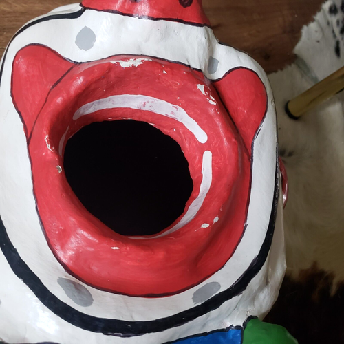 VTG. 40'S CARNIVAL CLOWN TOSS GAME MADE IN SPAIN (WOOD & PAPER MACHE) - Picture 10 of 13