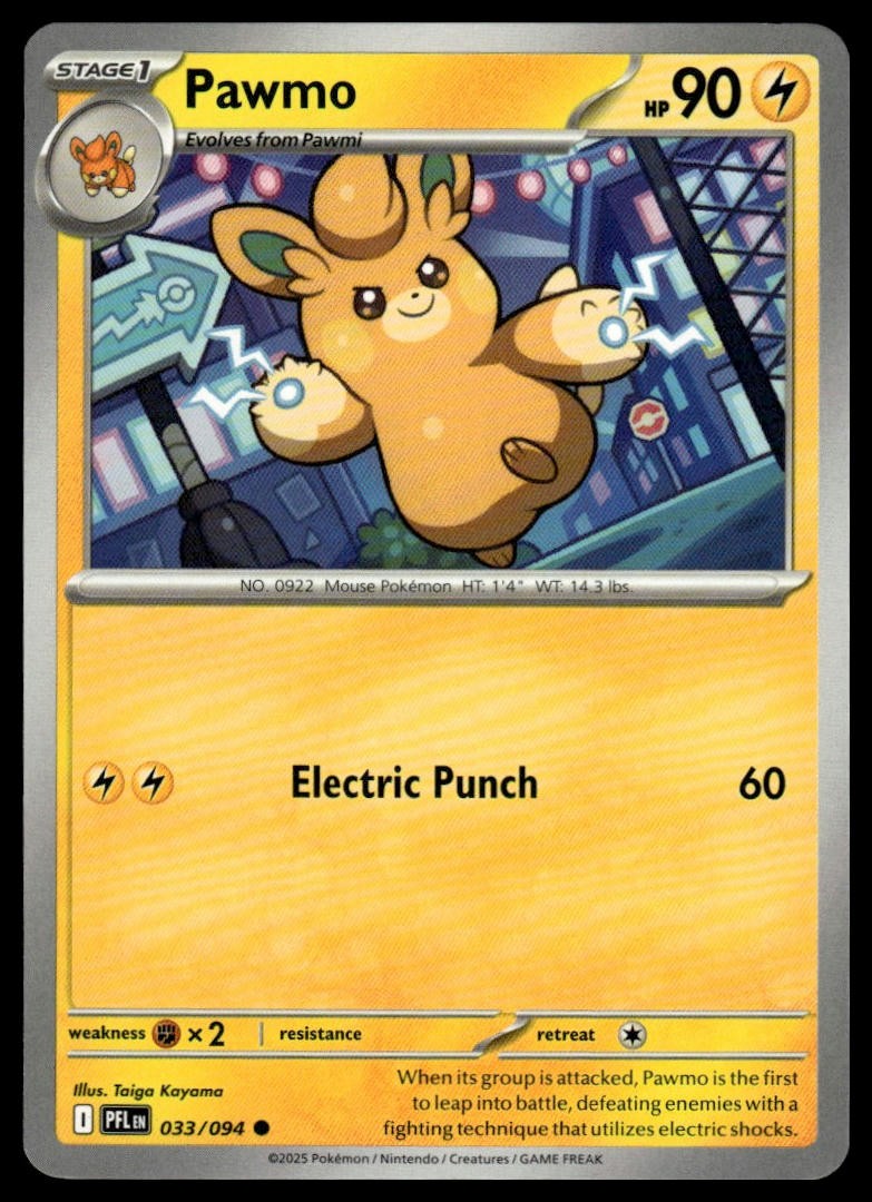 Pawmo ME02: Phantasmal Flames 033/094 Normal NM