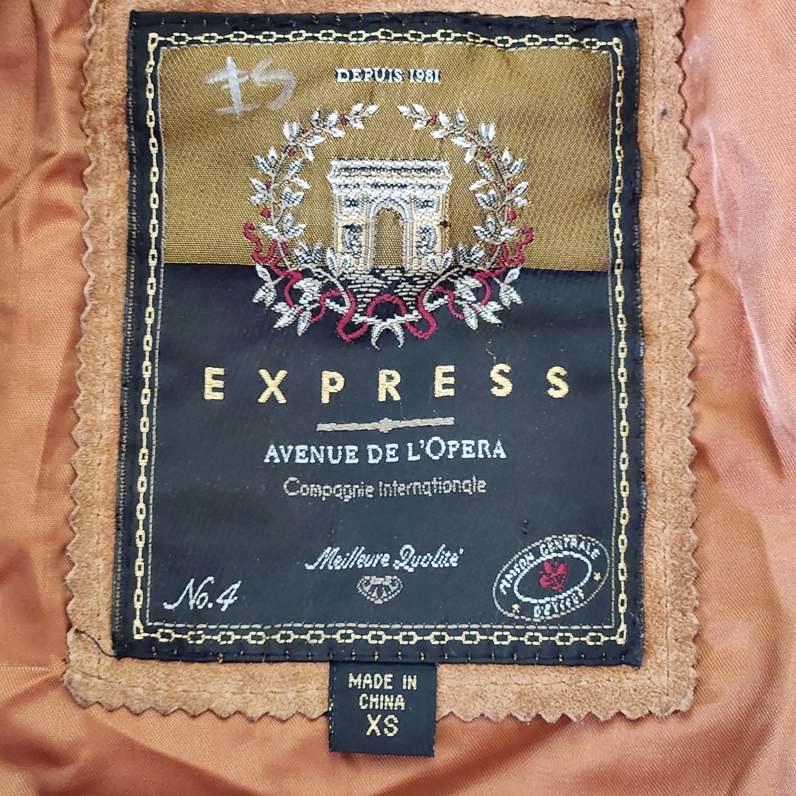 Vintage Express Patchwork Suede Leather Jacket Wo… - image 8